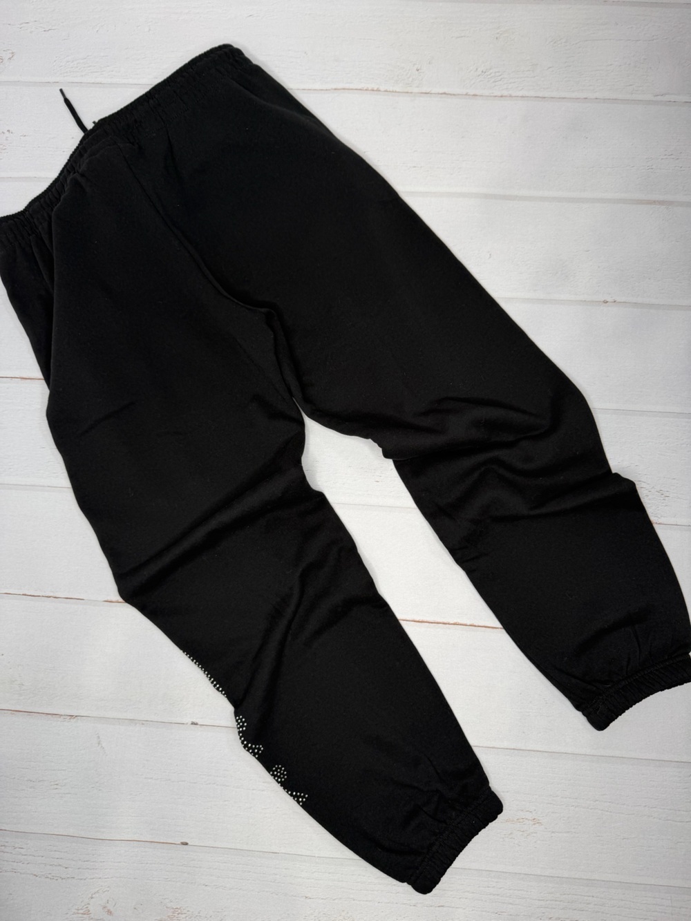 NWT Von Dutch Rhinestone Logo Black Jogger Sweatpants Size Large - Picture 2 of 5